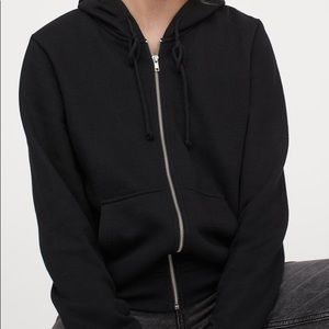 Divided Basic Black Zip Sweatshirt